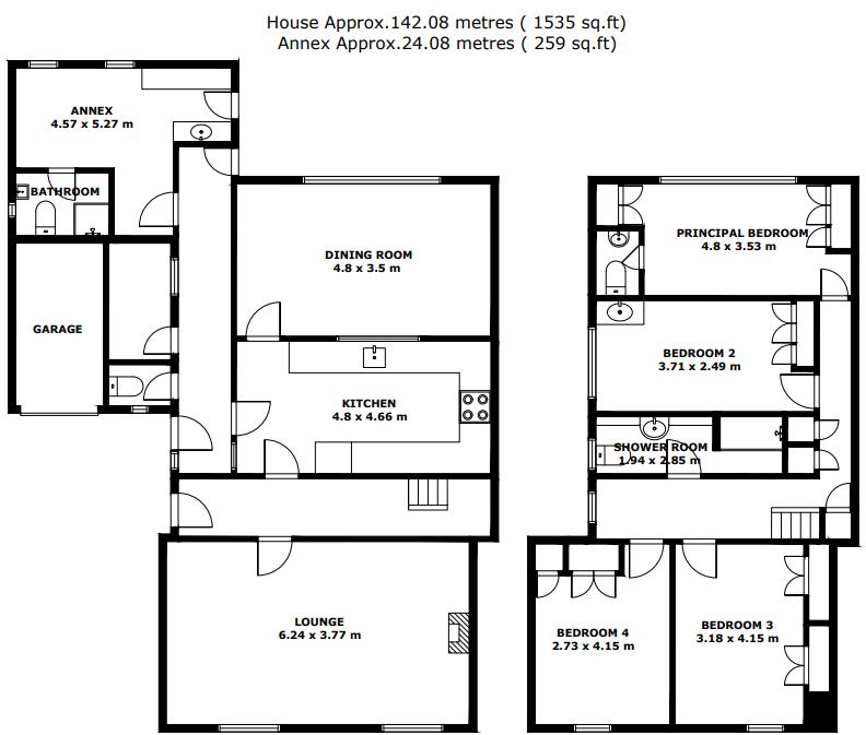 Smithfield Green, Holt, Wrexham floorplan