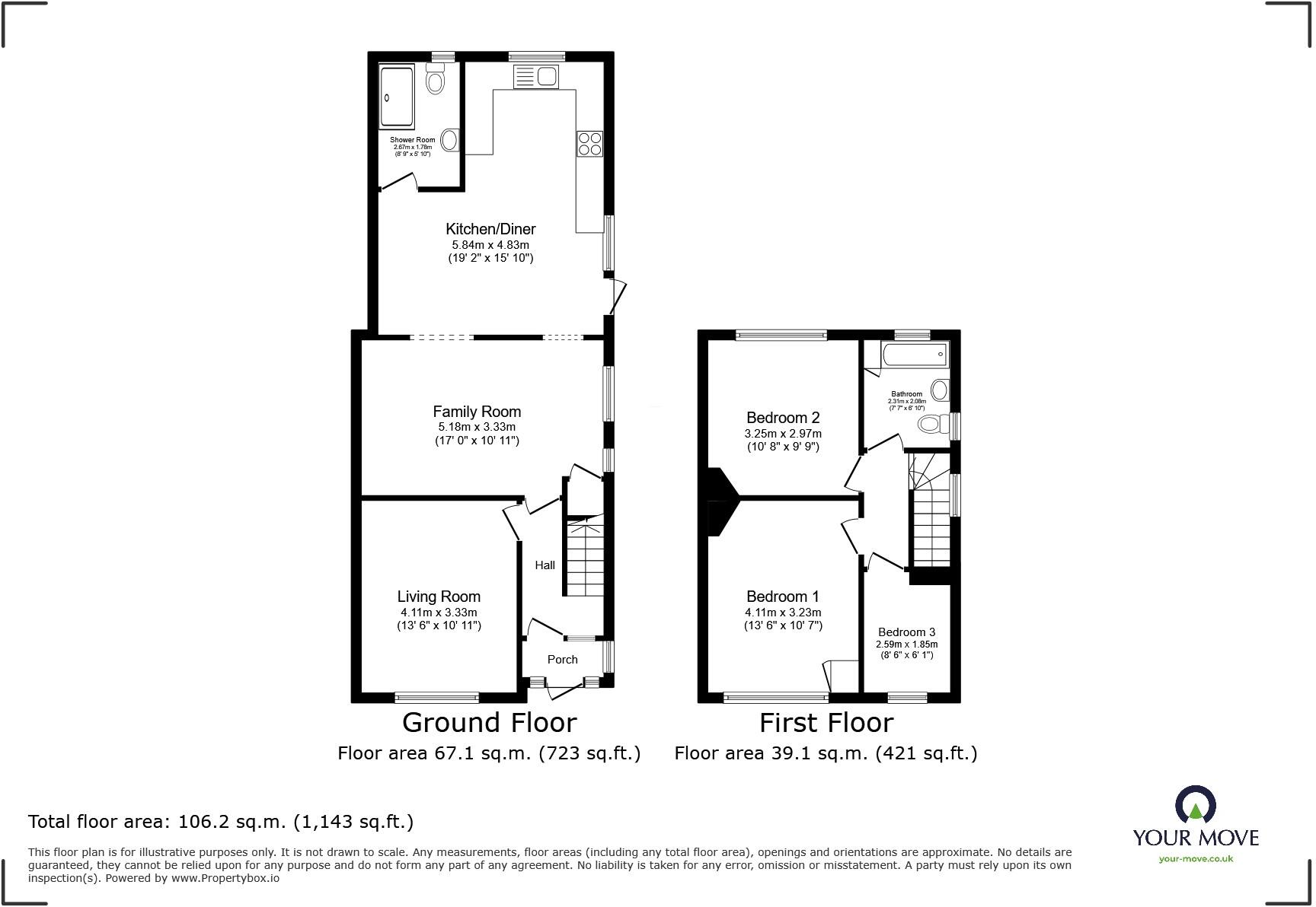 Wills Crescent, Whitton, Hounslow, TW3 floorplan