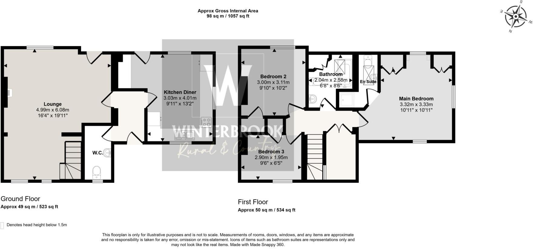 The Green North, Warborough floorplan
