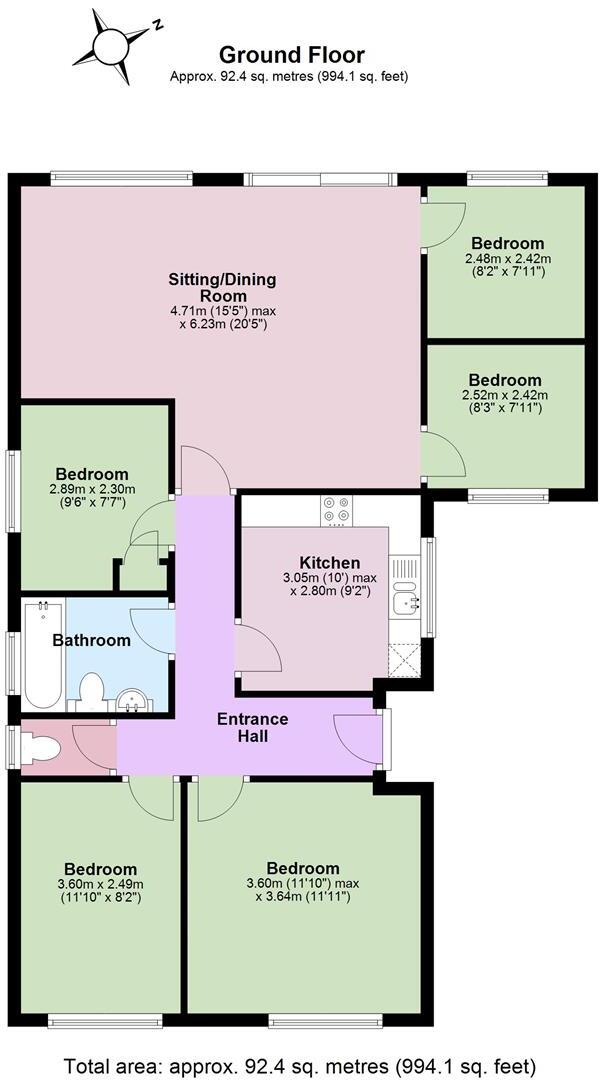 Stanley Road, Whitstable floorplan