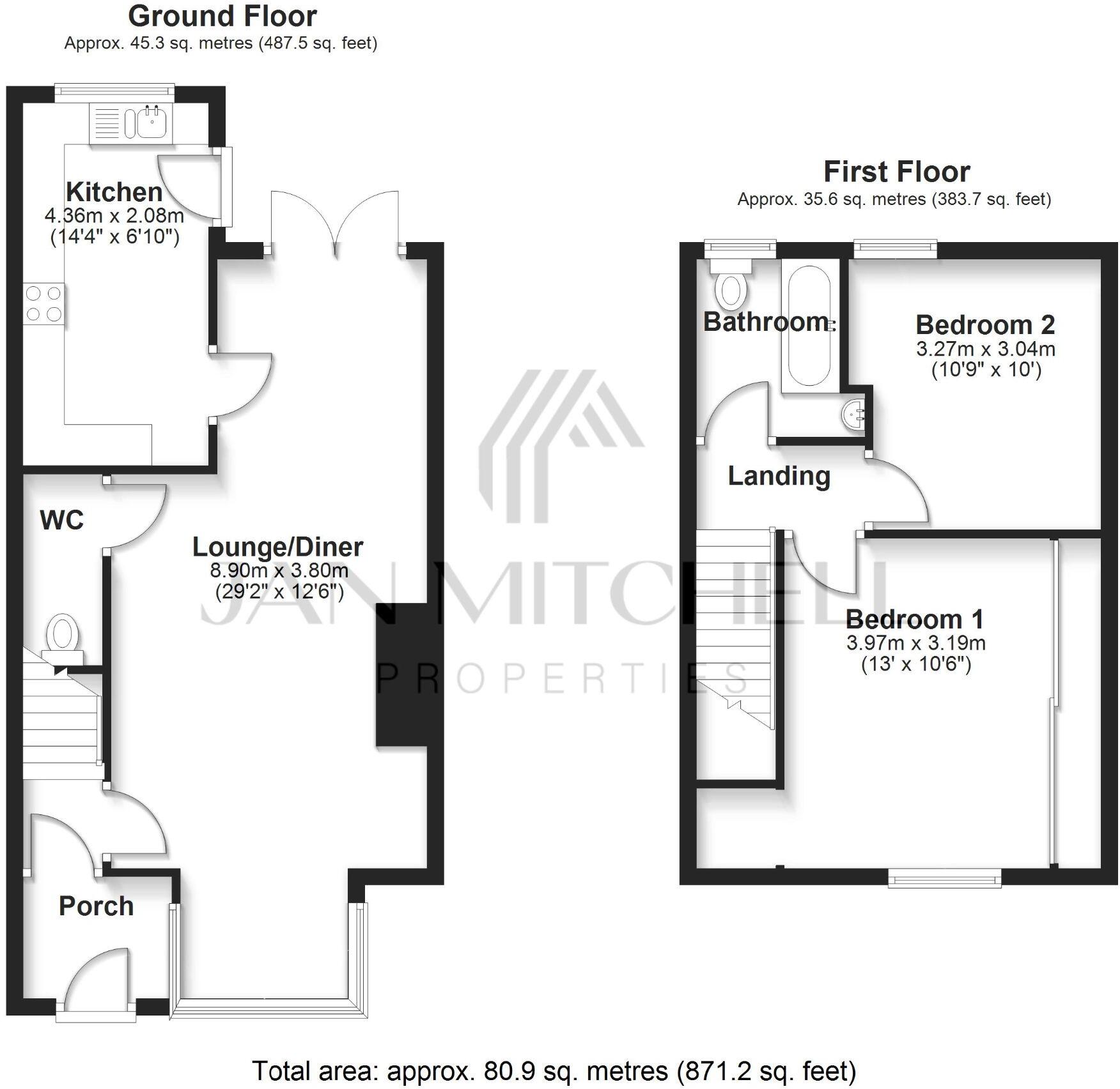Derwent View, Medomsley Edge, Consett floorplan