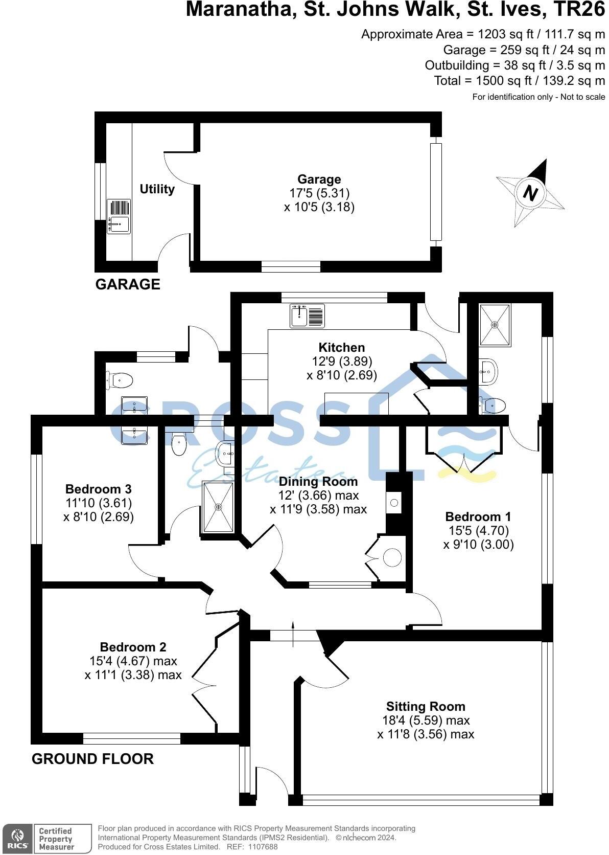 St. Johns Walk, St. Ives floorplan