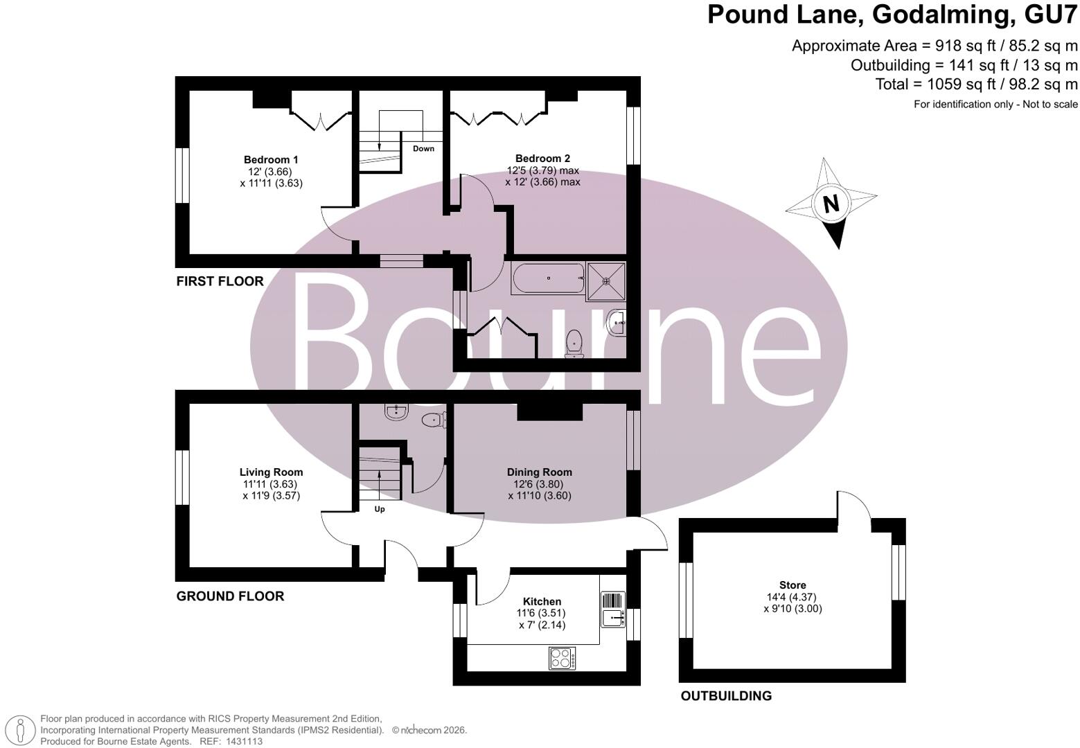 Pound Lane, Godalming, Surrey, GU7 floorplan
