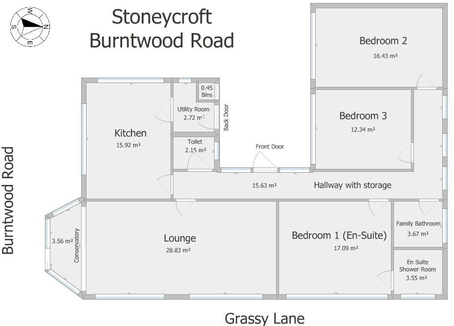 Stoneycroft, Burntwood Road, Sevenoaks, TN13 1PT floorplan