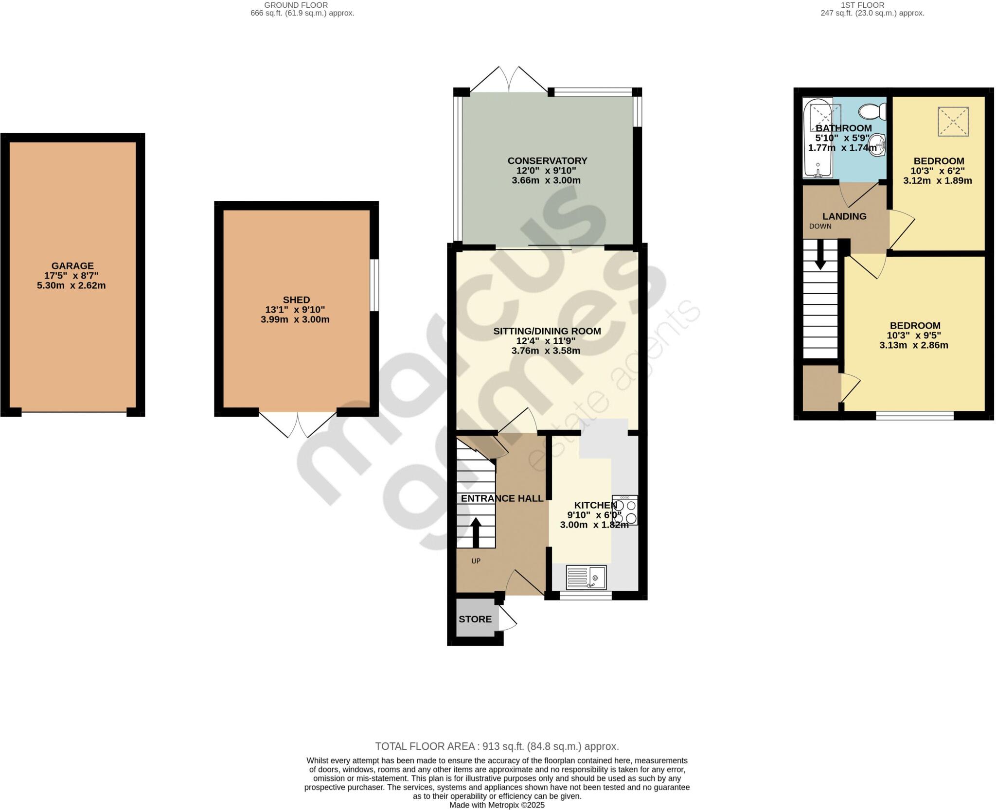 Acorn Avenue, Cowfold floorplan