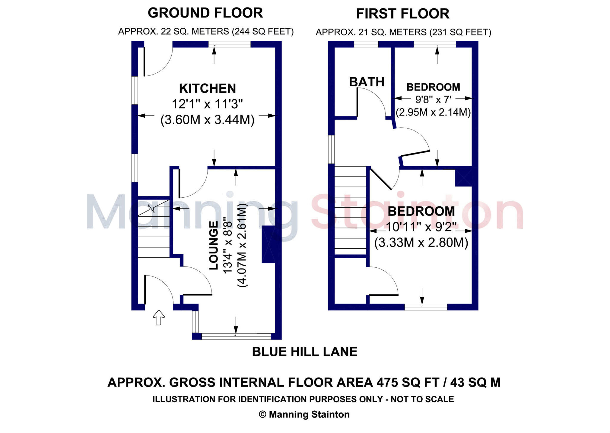 Blue Hill Lane, Leeds, West Yorkshire floorplan