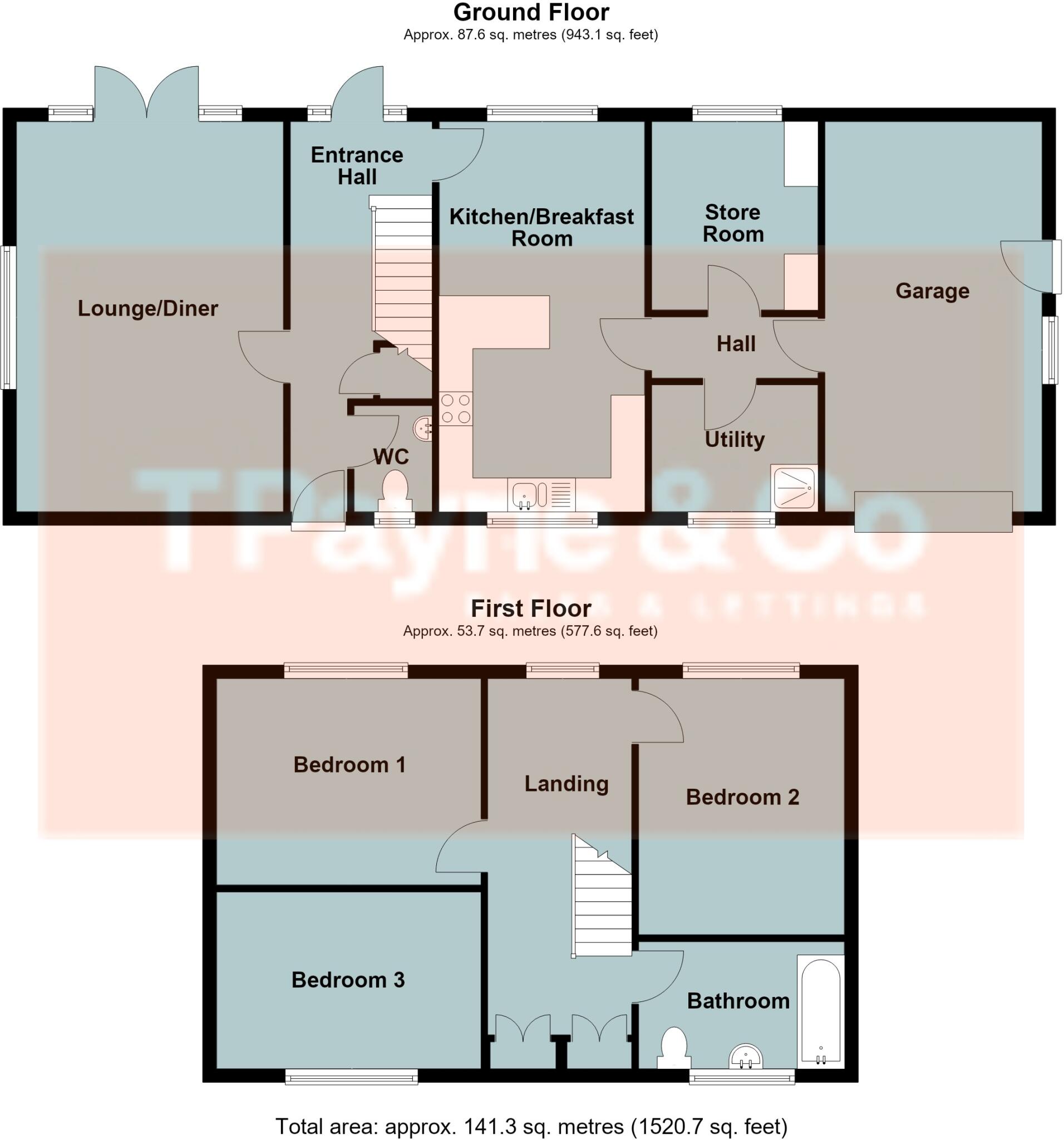 London Road, Chatteris, Cambs., PE16 6SQ floorplan