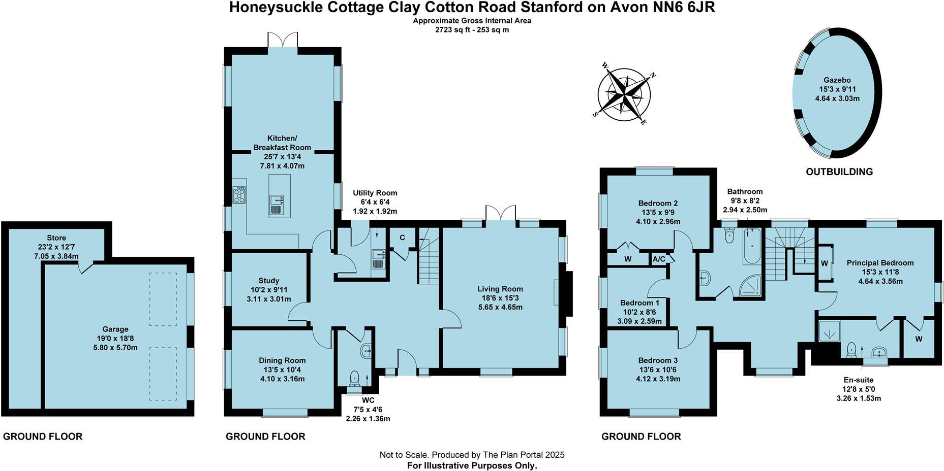 Clay Coton Road, Stanford On Avon, Northamptonshire, NN6 floorplan