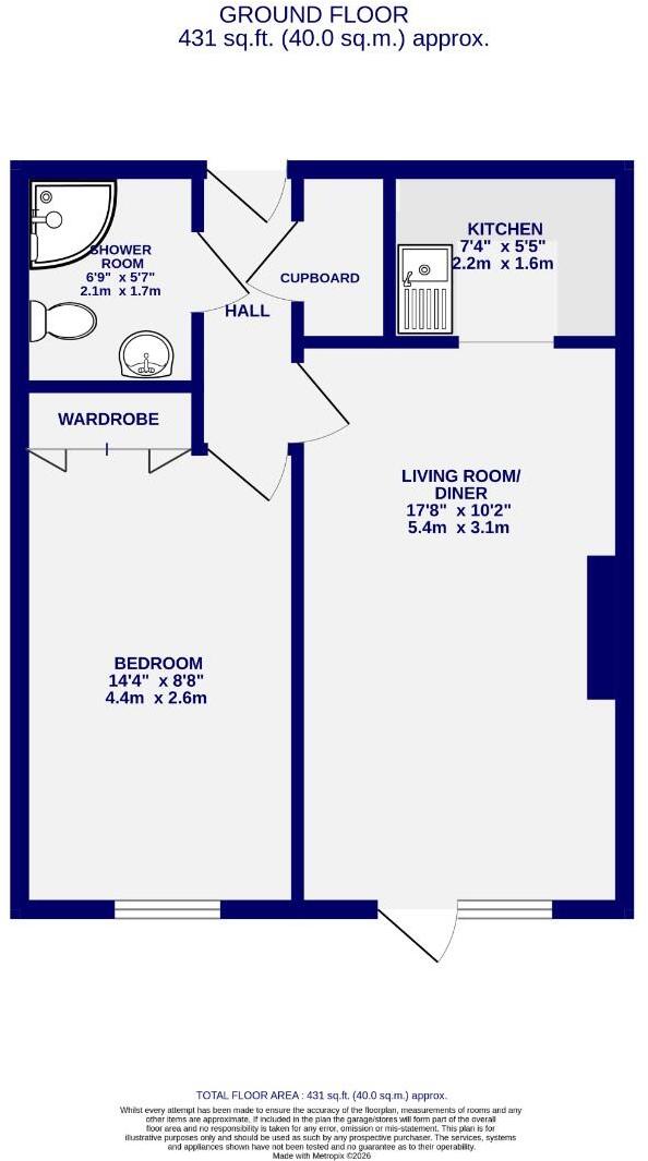 Front Street, Acomb, York floorplan