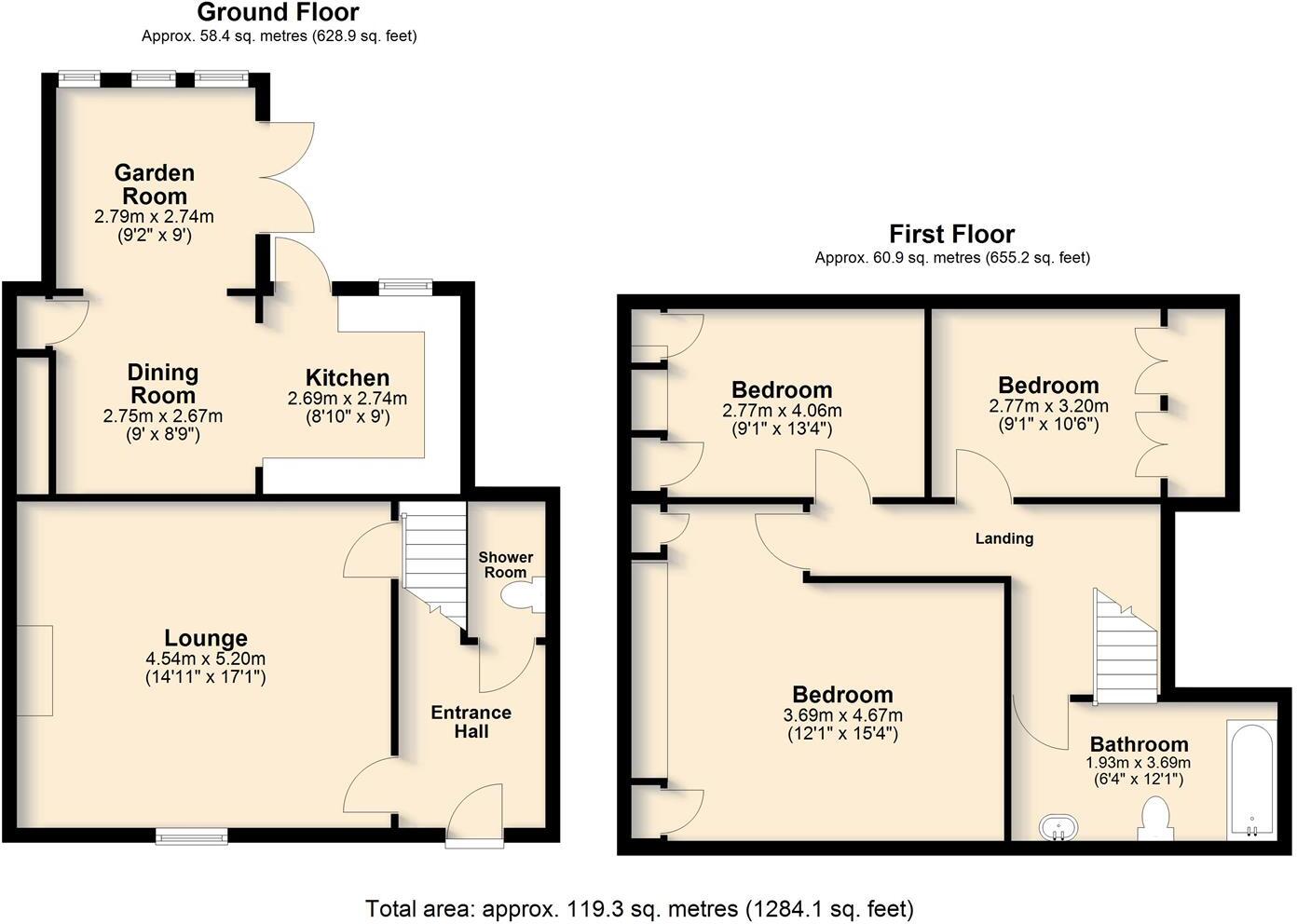 Barrack Row, Little Ellingham floorplan