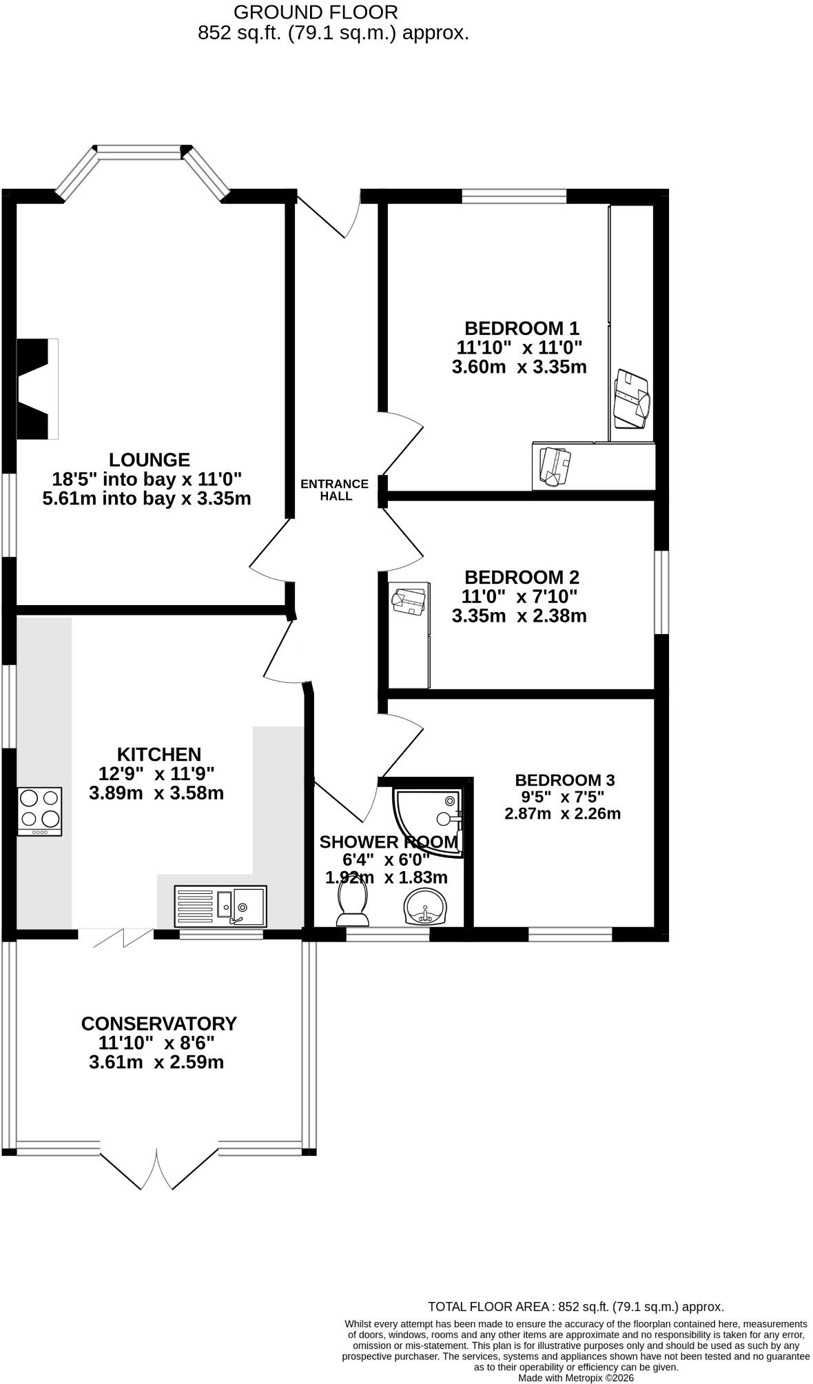 Highlands Road, Fareham floorplan