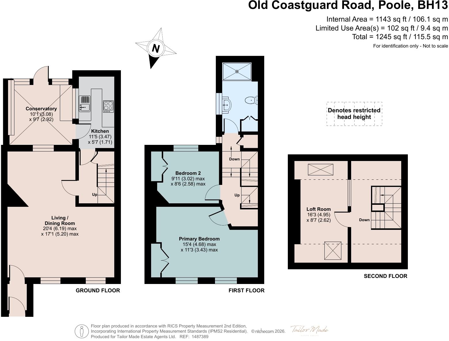 Old Coastguard Road, Sandbanks, Poole, Dorset, BH13 floorplan