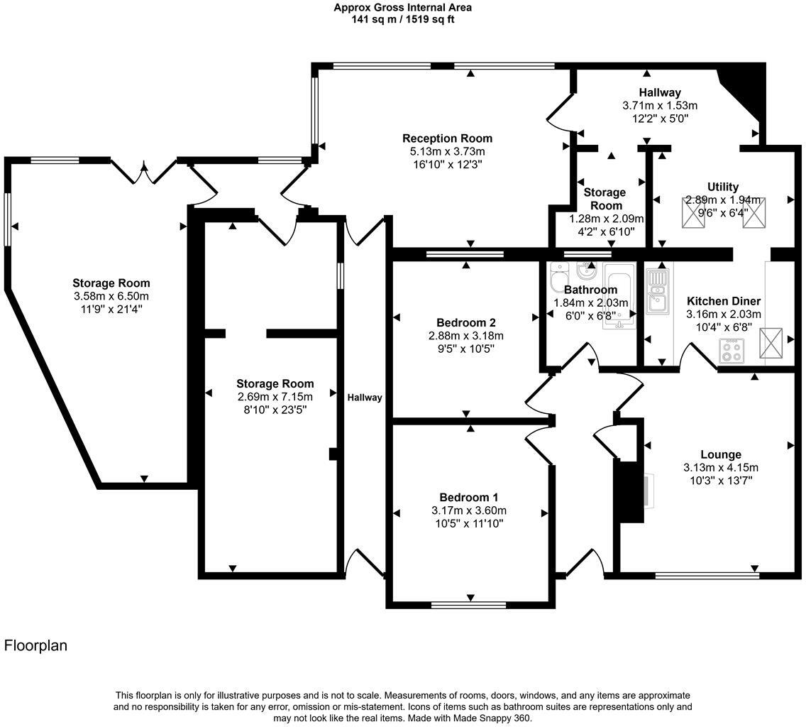 Hillcroft, Johnston, Haverfordwest floorplan