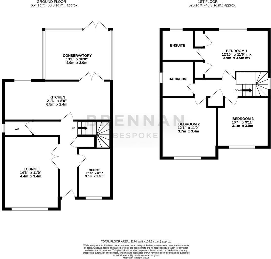 NN15 Waterhouse Gardens, Barton Seagrave floorplan
