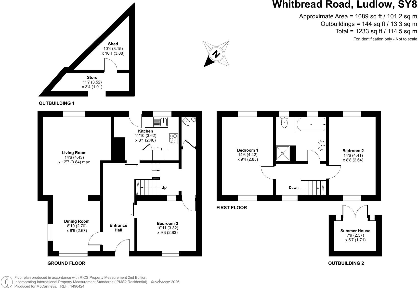 Whitbread Road, Ludlow, Shropshire floorplan