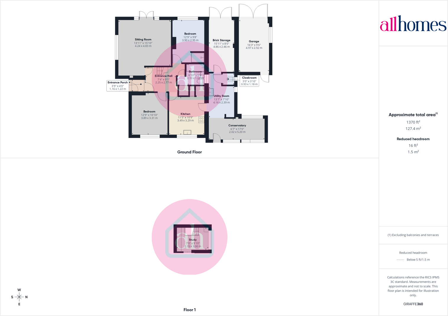 Furze Close, Thurston, floorplan