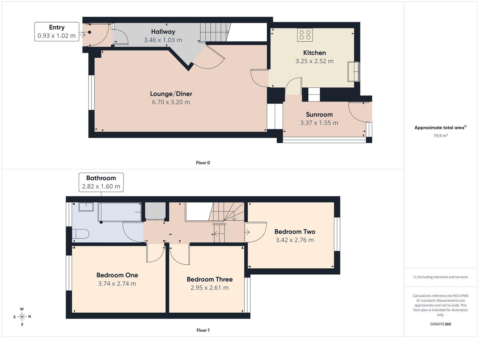 Chaloners Road, Braunton floorplan