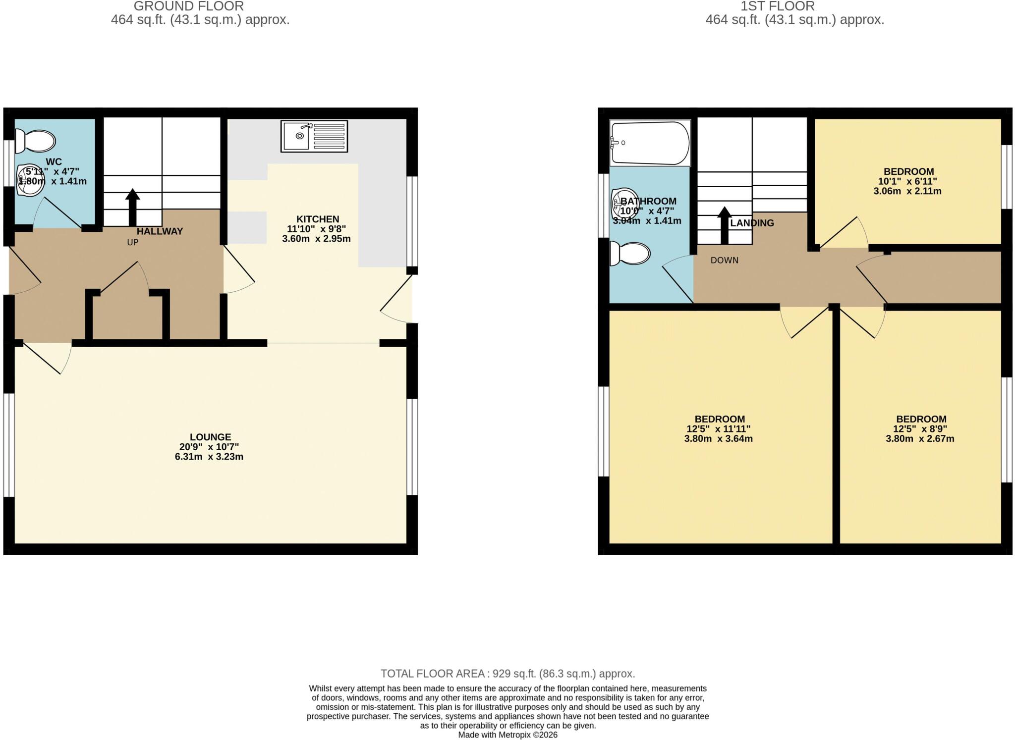 Lydford Road, Immingham floorplan