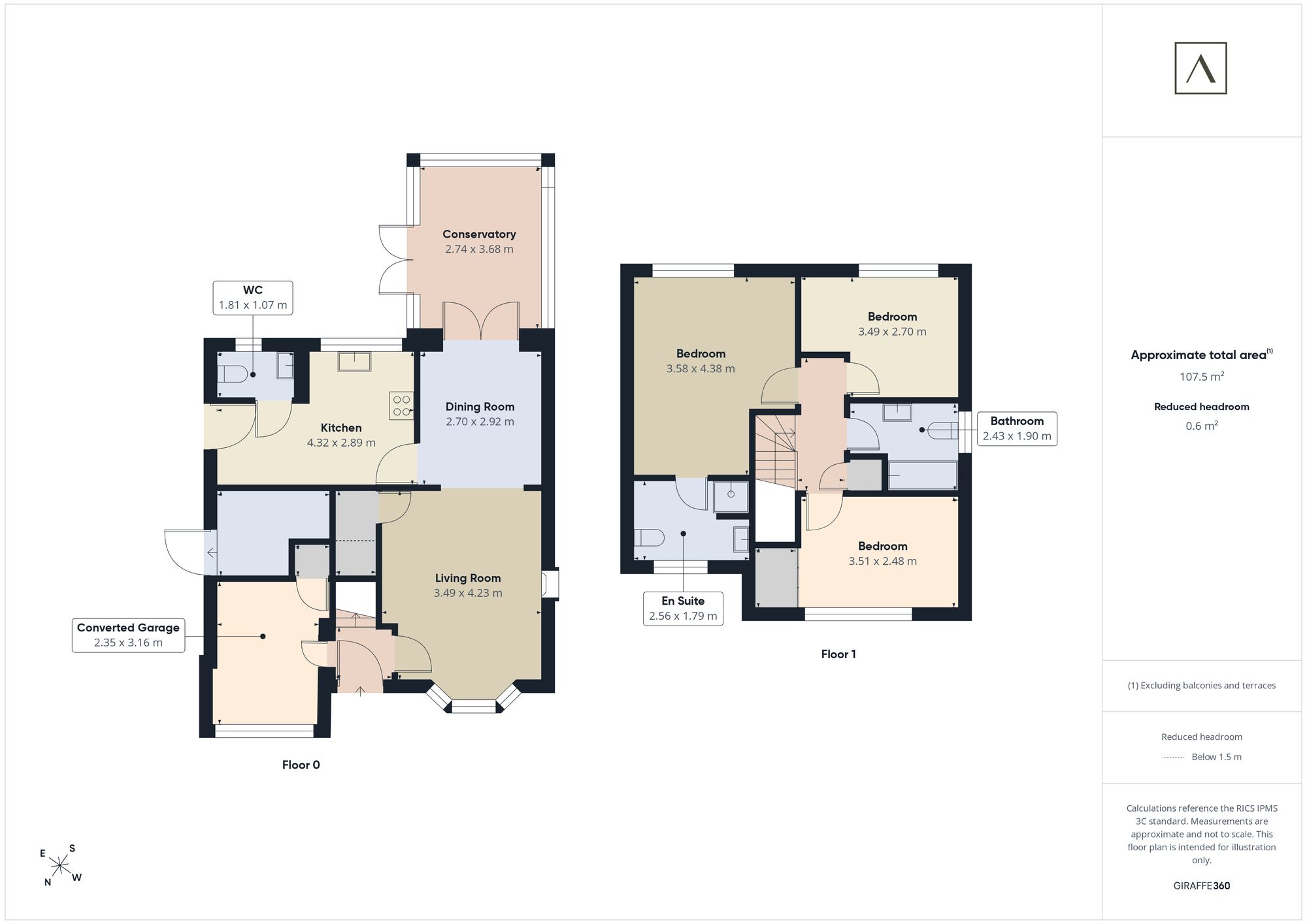 Owain Glyndwr, Kinmel Bay, LL18 floorplan