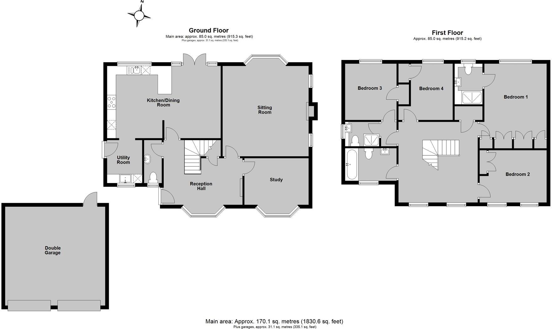 Birkdale Close, Molehill Road, Chestfield, Whitstable floorplan