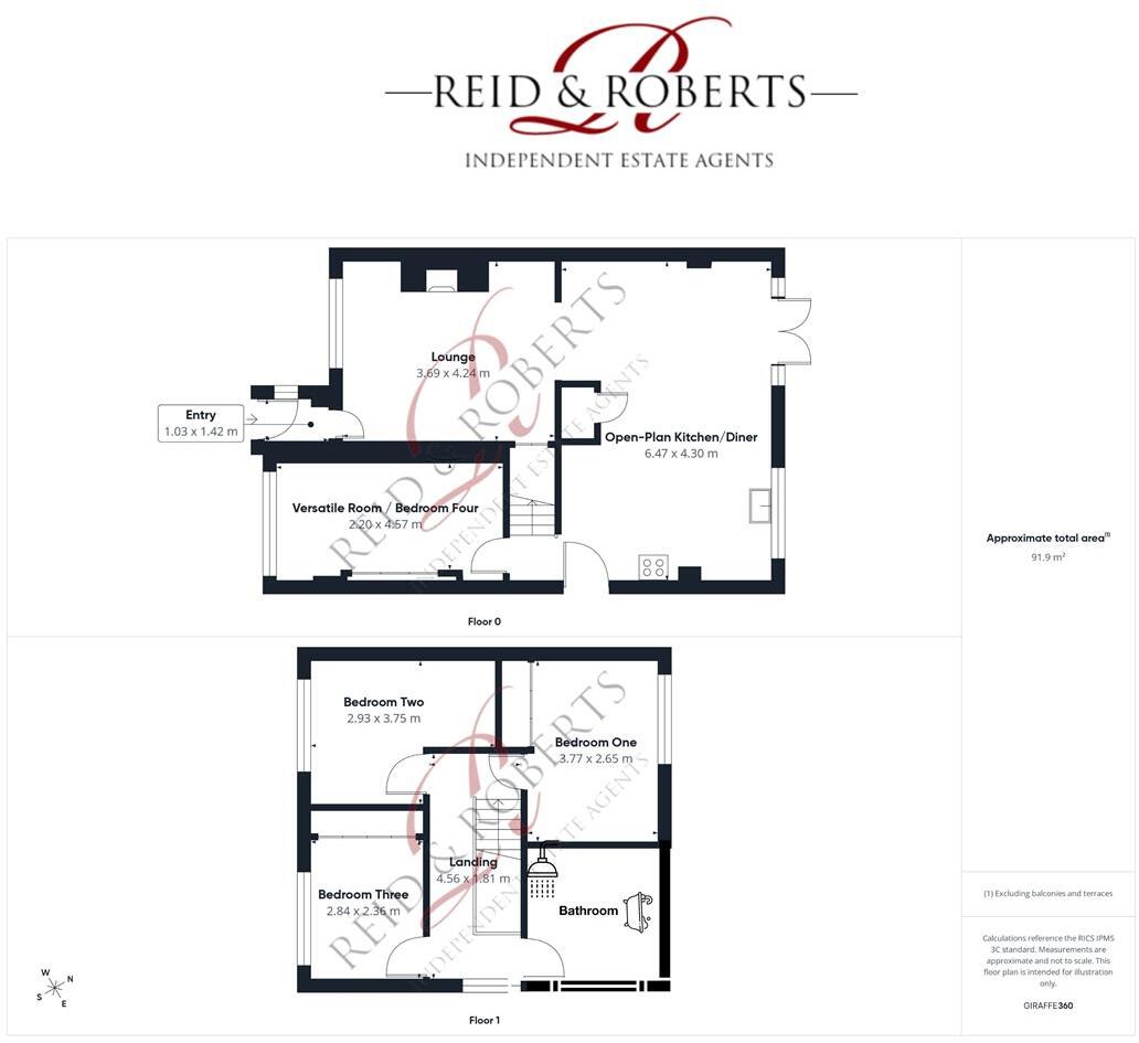 Fferm Llidiart Werdd, Coedpoeth, Wrexham floorplan