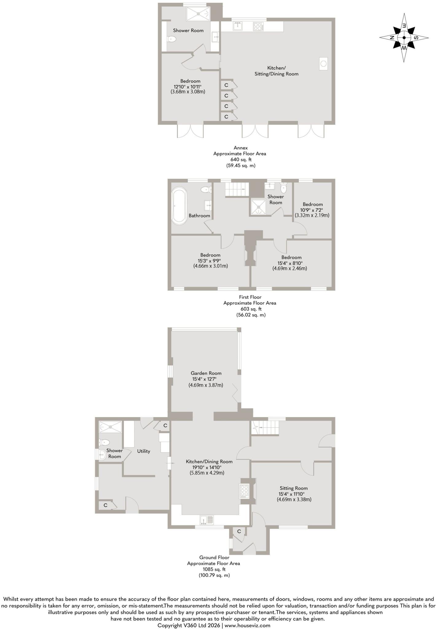 Quintessential Period Home with Annexe in Loddon Ingloss floorplan