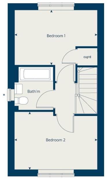 Wendelburie Rise, Wellingborough, Northamptonshire, NN8 floorplan