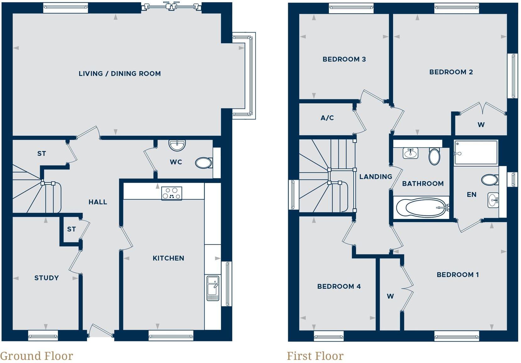 Saint Georges Park, Eastergate, PO20 floorplan