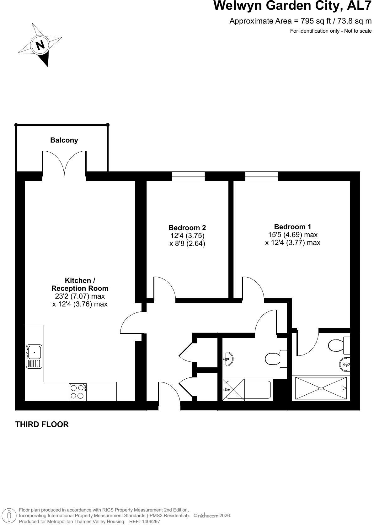 Dakota House, Welwyn Garden City, Hertfordshire, AL7 floorplan