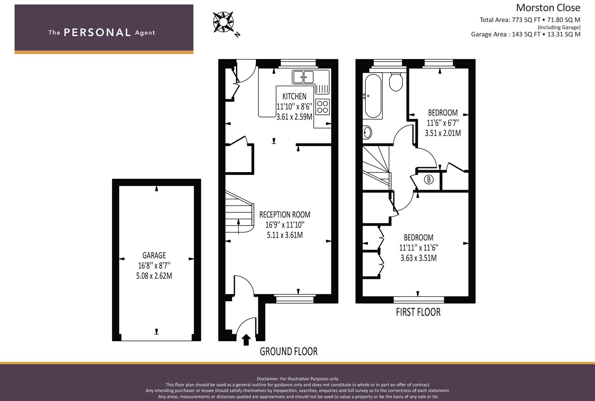 Morston Close, Tadworth, KT20 floorplan