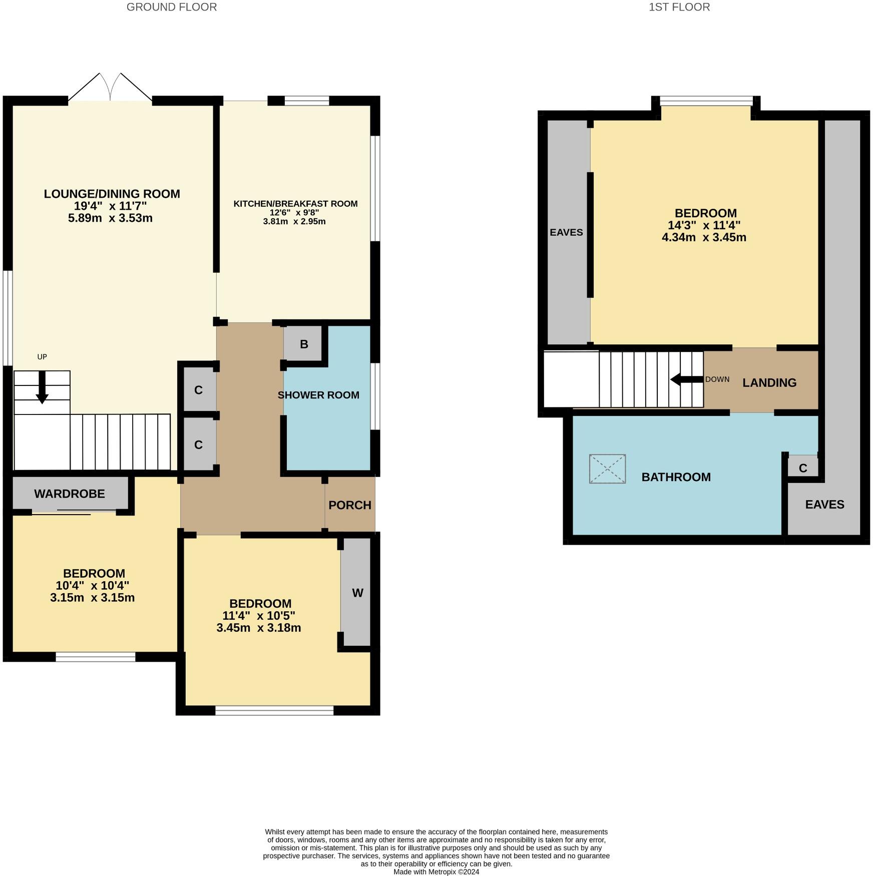 Holbury, Southampton, Hampshire, SO45 floorplan