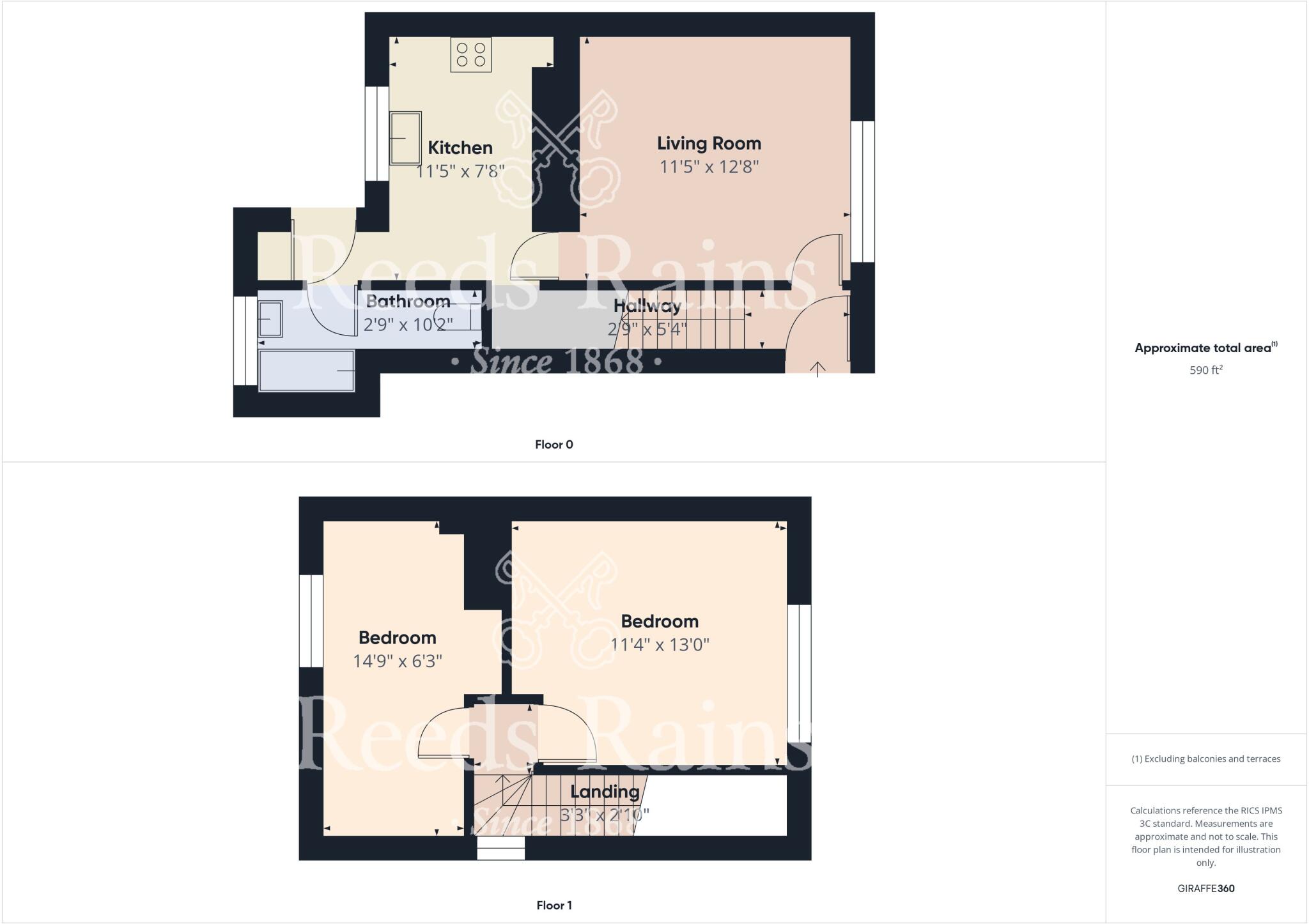Luke Terrace, Wheatley Hill, Durham, DH6 floorplan