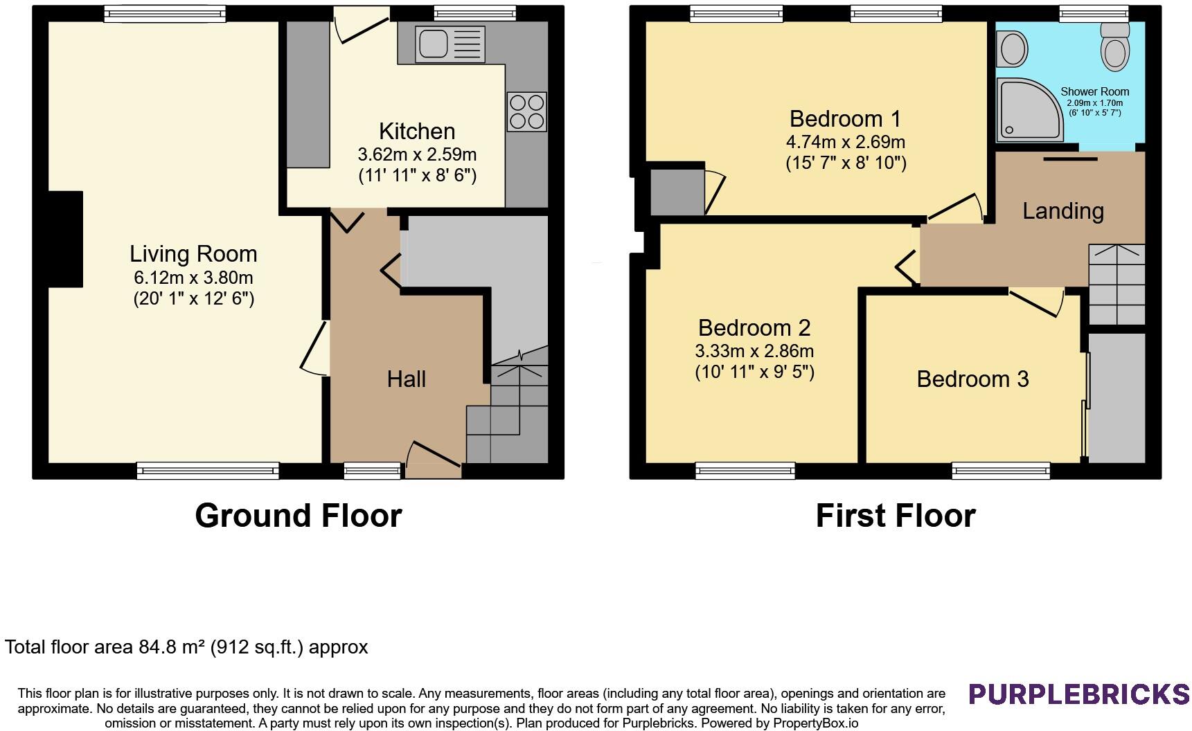 Sherwood View, Bonnyrigg, EH19 floorplan