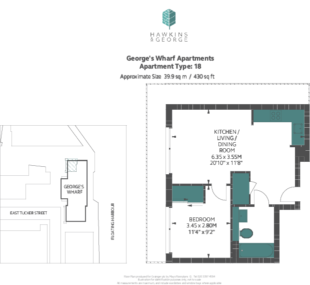 Hawkins & George, Bristol Bristol BS1 floorplan