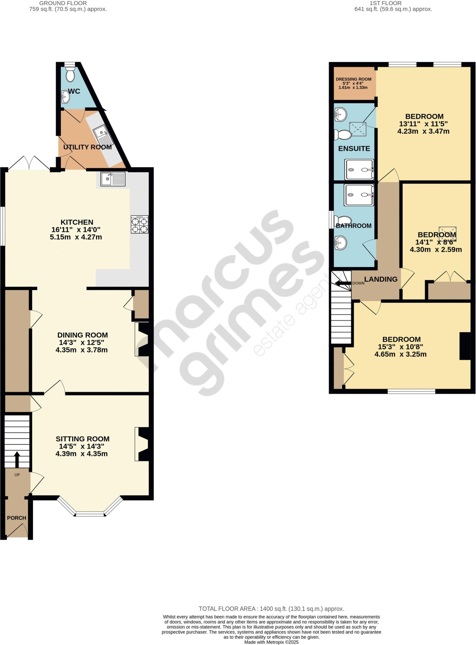 London Road, Sayers Common floorplan