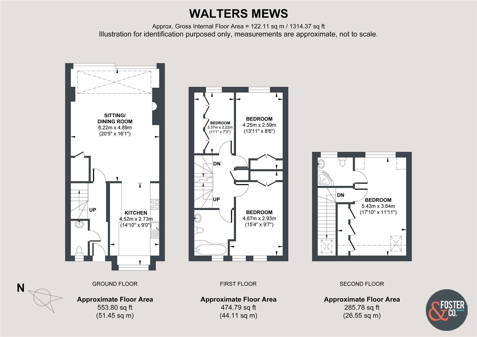 Walter Mews, Brighton Road floorplan