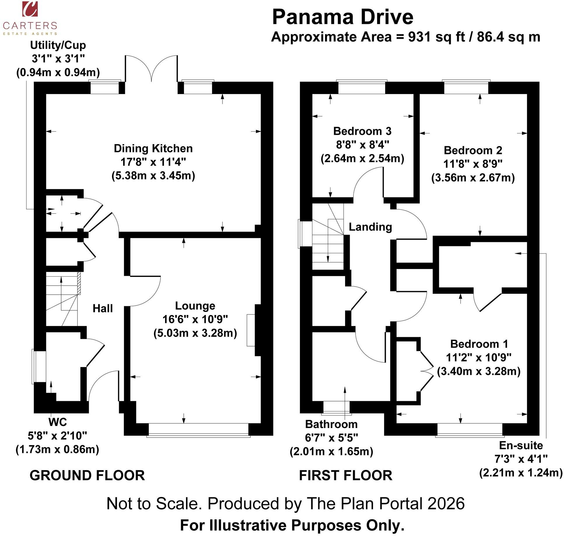 Panama Drive, Atherstone, CV9 floorplan