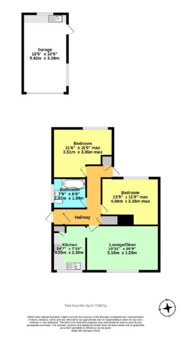 Deborah Close, Whitstable floorplan