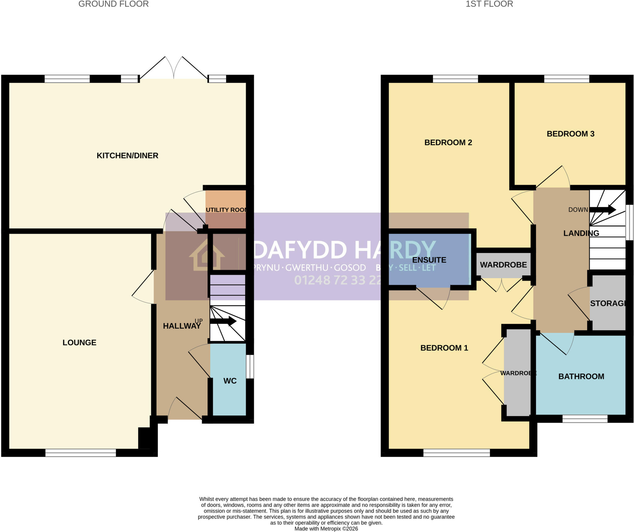 Lon Y Wyddfa, Penrhosgarnedd, Bangor, Gwynedd, LL57 floorplan