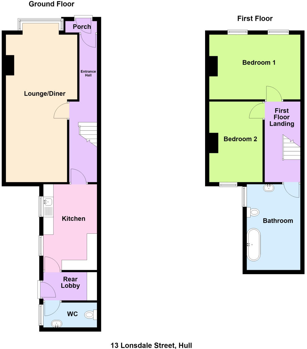 Lonsdale Street, Hull floorplan
