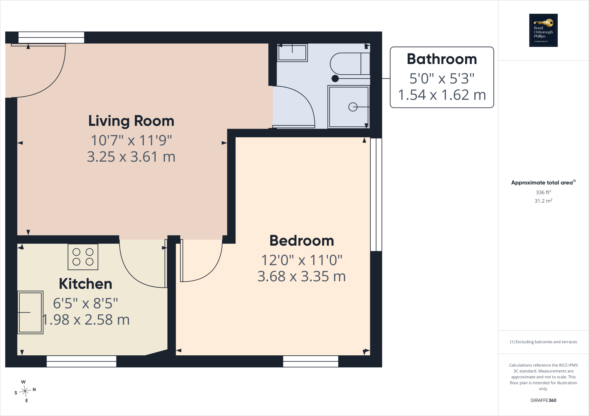 51A, Lower Bore Street, Bodmin, Cornwall floorplan