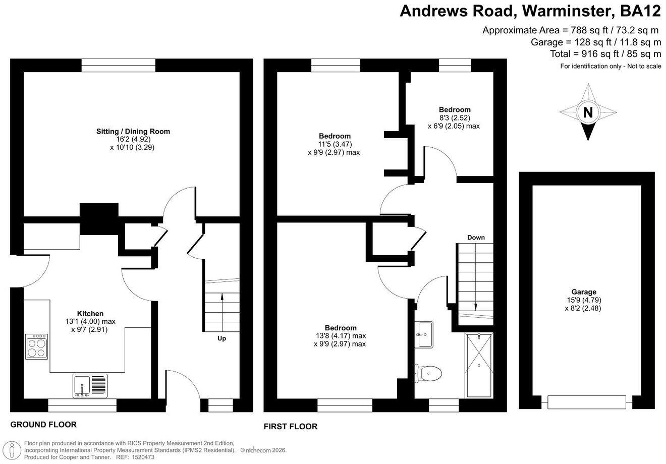 St Andrews Road, Warminster, BA12 floorplan