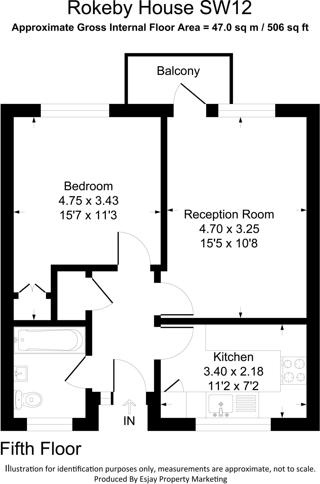 Rokeby House, Lochinvar Street, London, SW12 floorplan