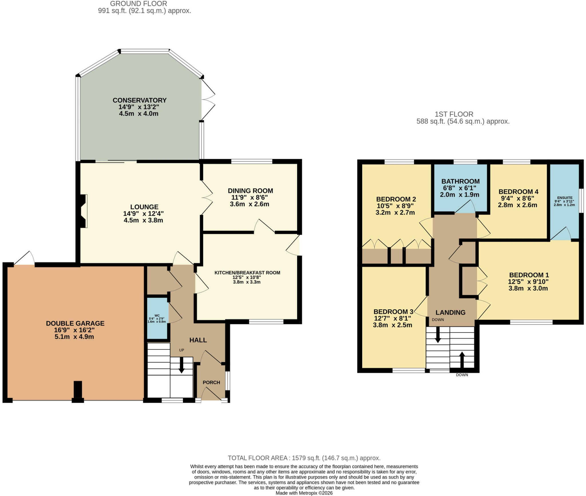 Pennybank Close, Broughton, Flintshire floorplan