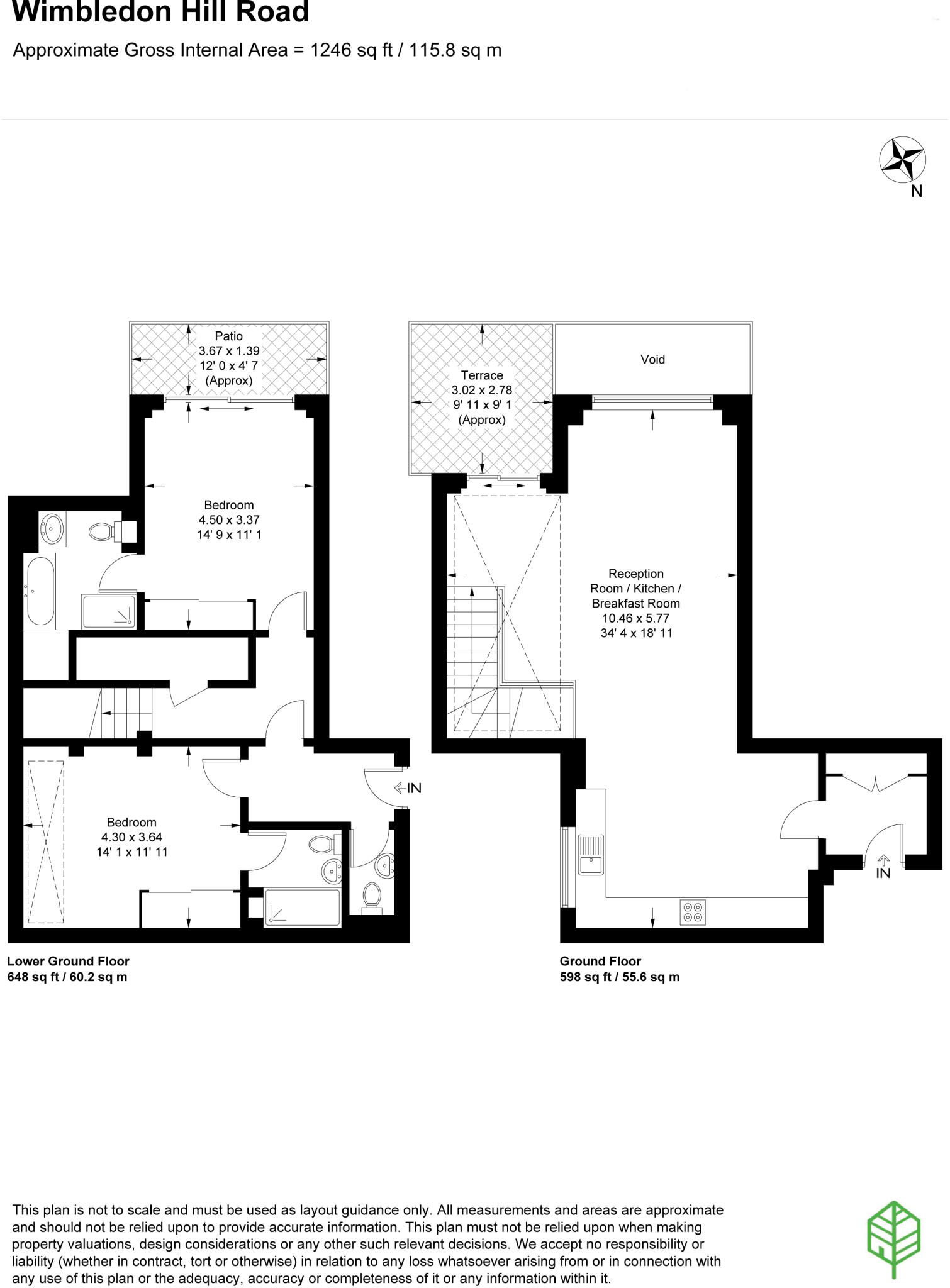 Wimbledon Hill Road, London, SW19 floorplan