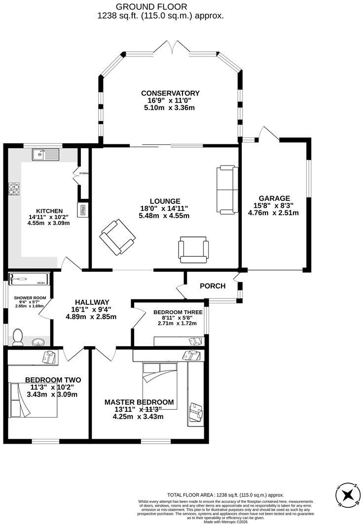 Cumberland Avenue, Leyland floorplan