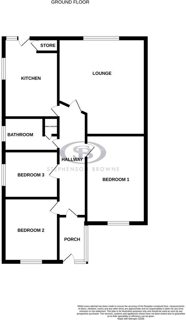 Anderson Close, Crewe floorplan