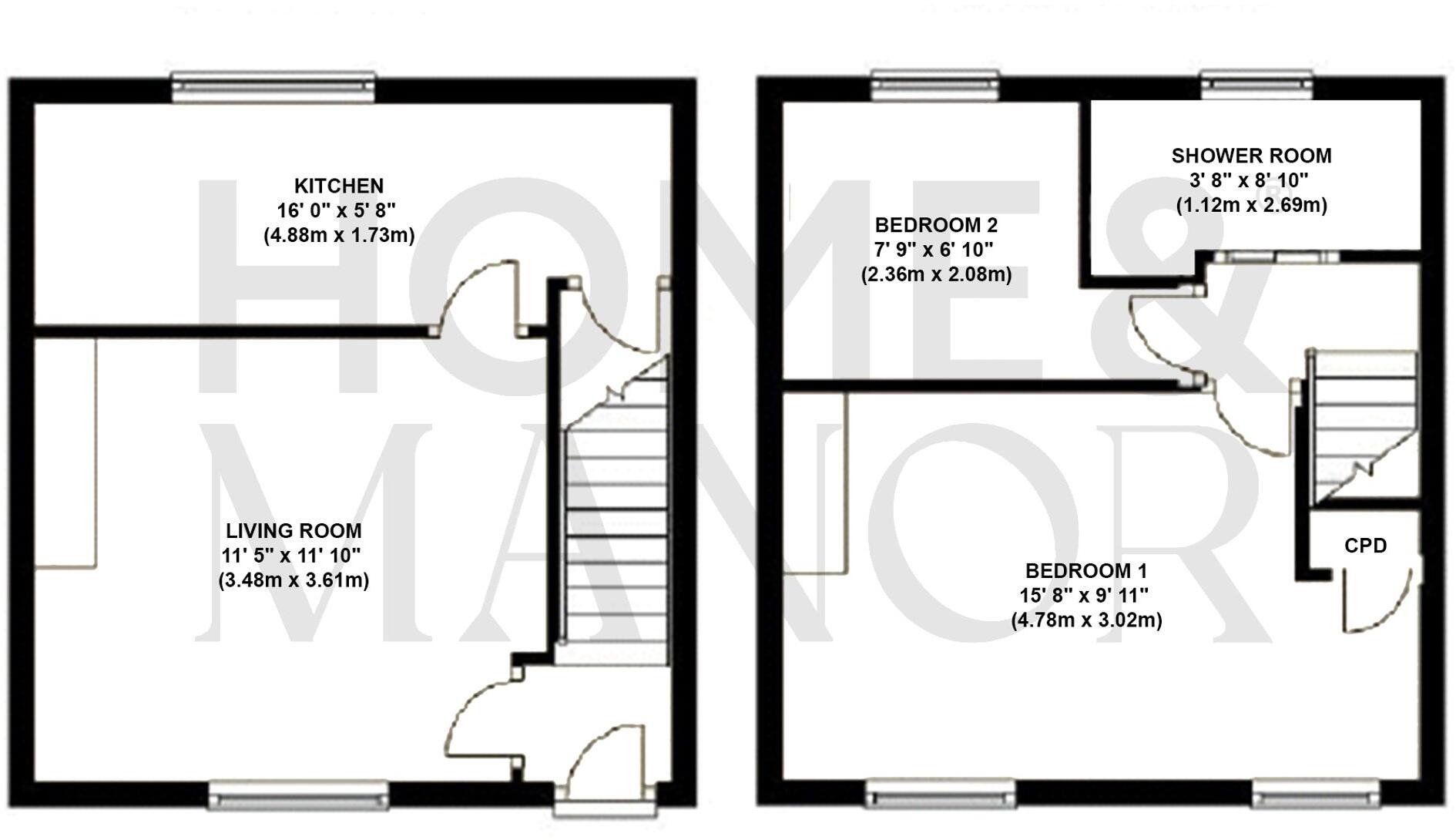 Cockley Hill Lane, Huddersfield, HD5 floorplan