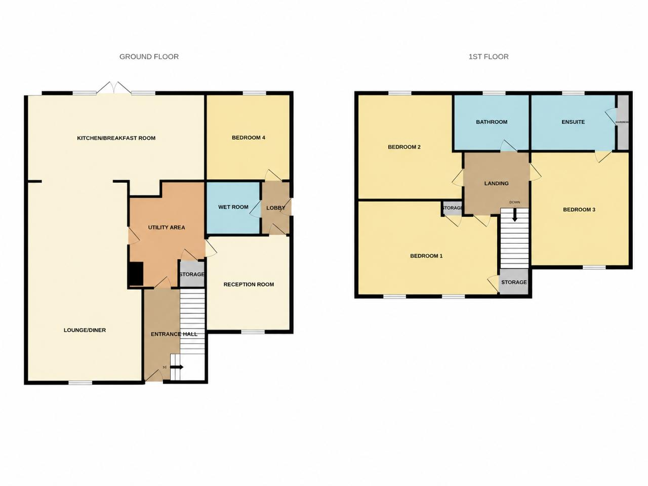 Dewsbury Road, Runfold, Luton, Bedfordshire, LU3 2HJ floorplan