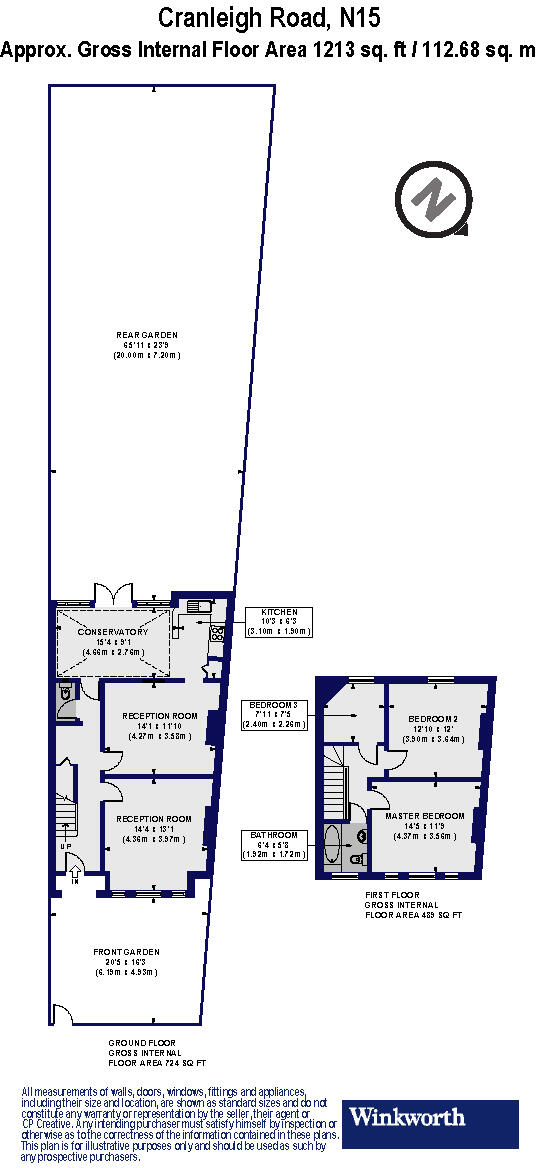 Cranleigh Road, London, N15 floorplan